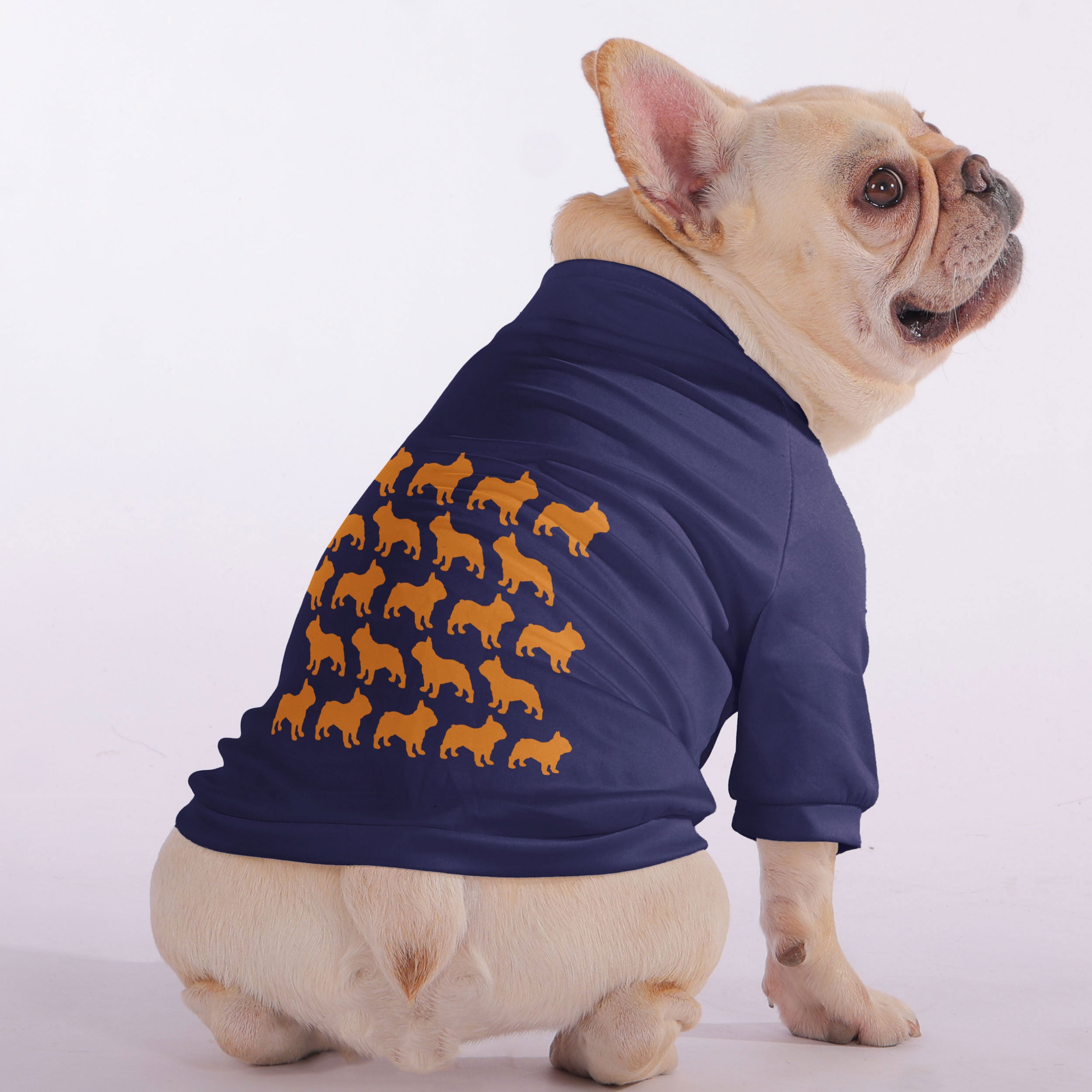 Pablo - Snuggly Zip-Up Sweatshirt for French Bulldogs