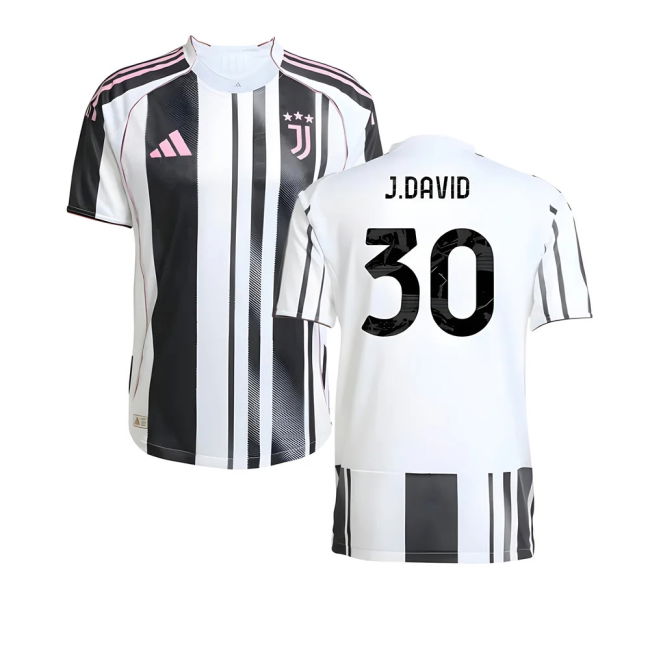 Proud Juve Juventus Authentic Home Shirt J David #30 Authentic Des...