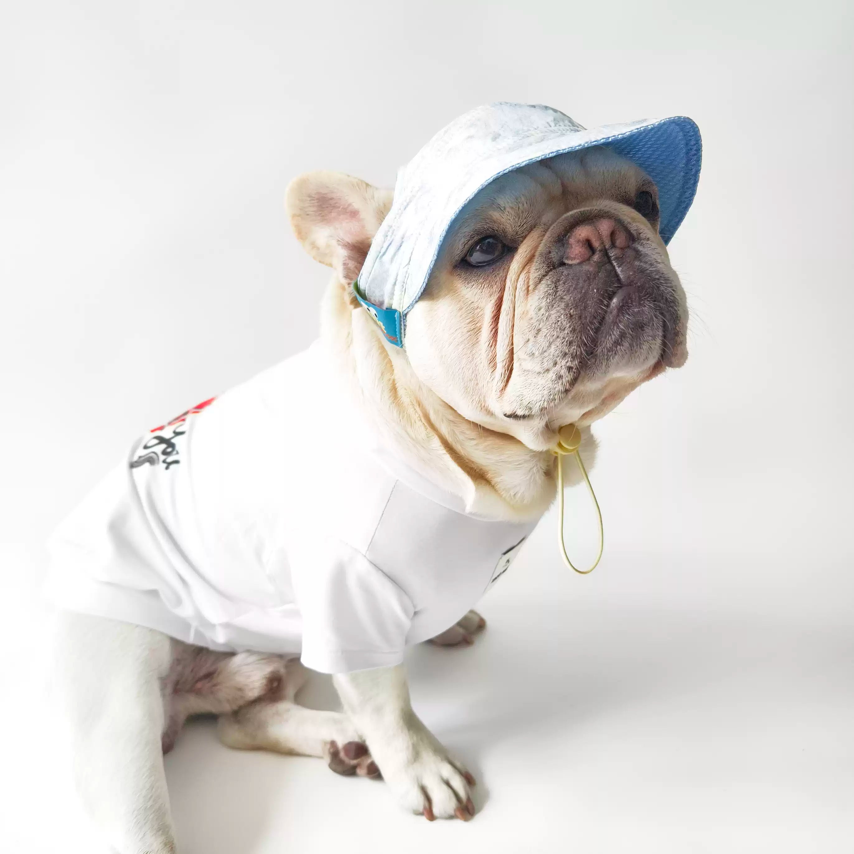 French Bulldog French Bulldog Hat – Adjustable Comfortable Denim Light