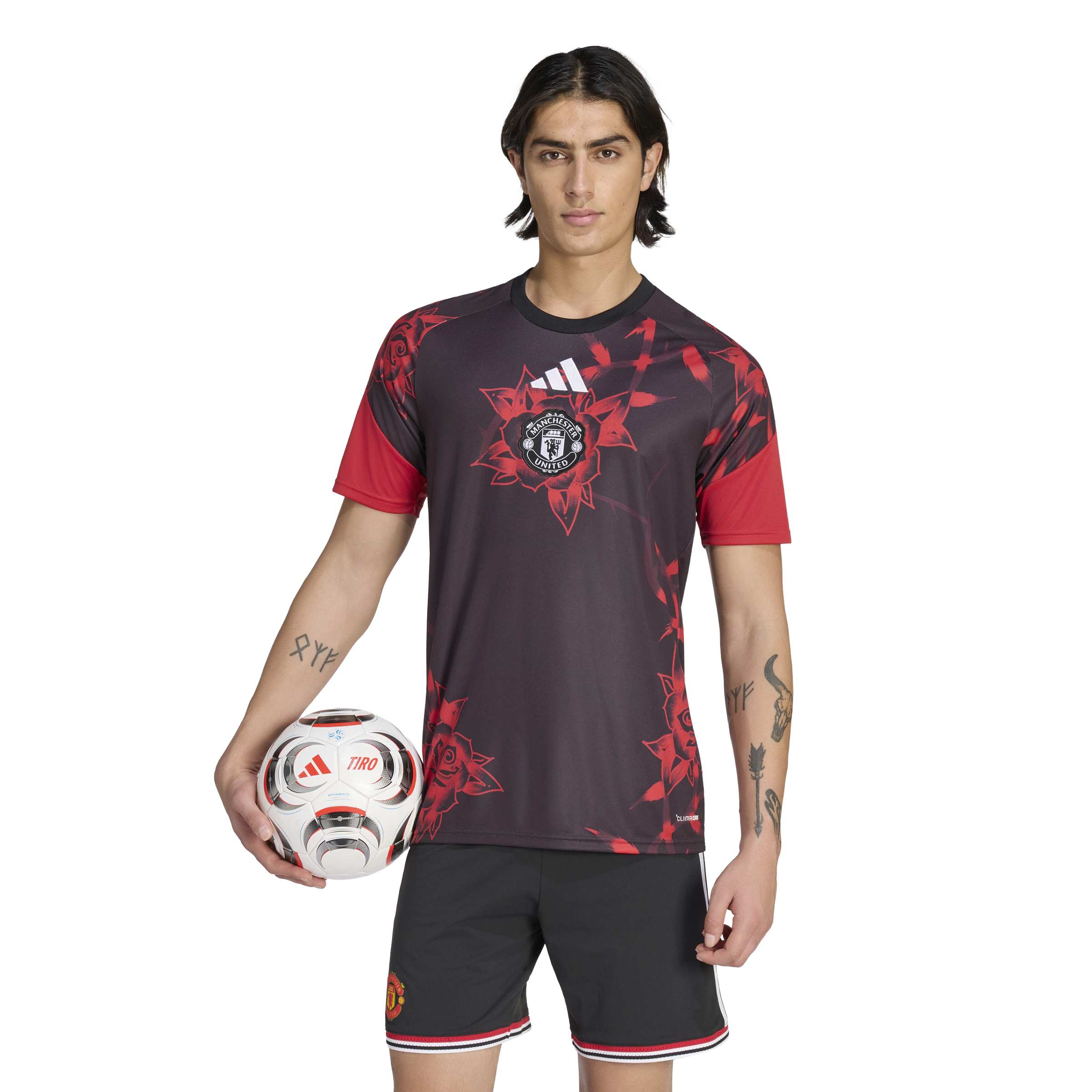 [SJH] Manchester United Home 2026/27 Pre-Match Jersey Top - Black
