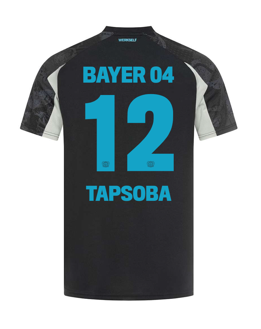 Bayer 04 Leverkusen TAPSOBA 12 Third Football Jersey for the 24-25 Season