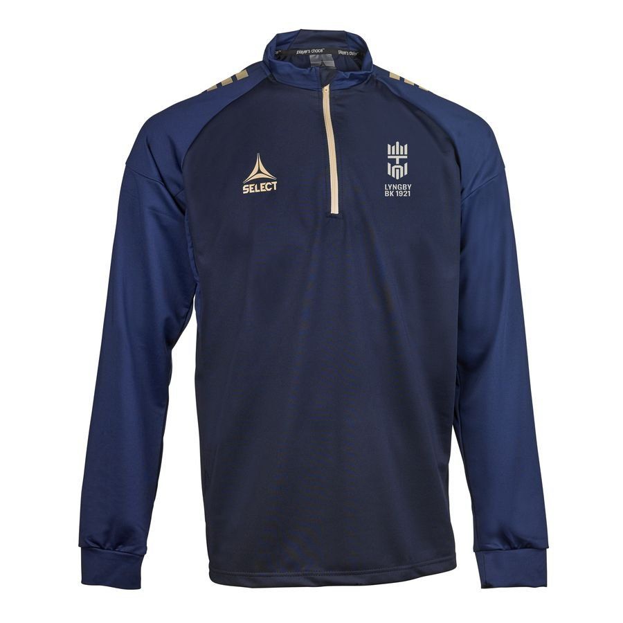 [EFKS] Lyngby BK Zip Navy/Beige Training Elite Uniform 1/4