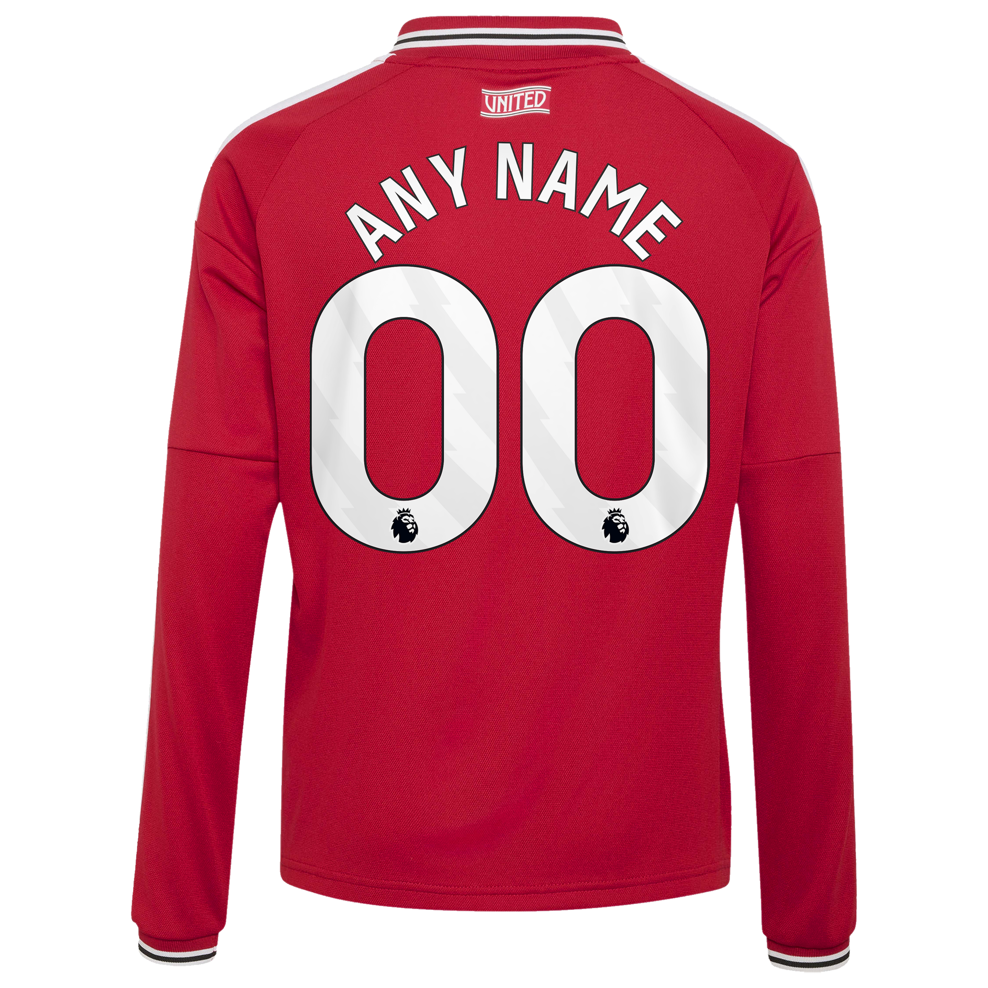 [SJH] Manchester United Youth 2026/27 Home Replica Long Sleeve Custom Jersey - Red