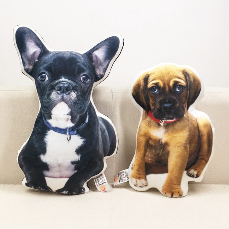 French Bulldog Custom 3d Frenchie Pillow Practical Pet Supply