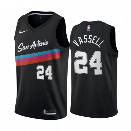 High-Quality SA Spurs #24 Devin Vassell 2020 City NBA Swingman Jersey