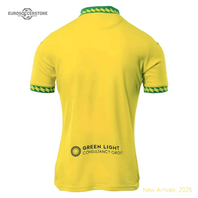 Exceptional 2025-2026 Norwich City Home Shirt - Collectors Item