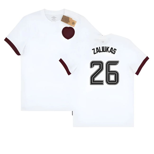 Replica 2025-2026 Hearts Third Third Zaliukas 26 With Collector's