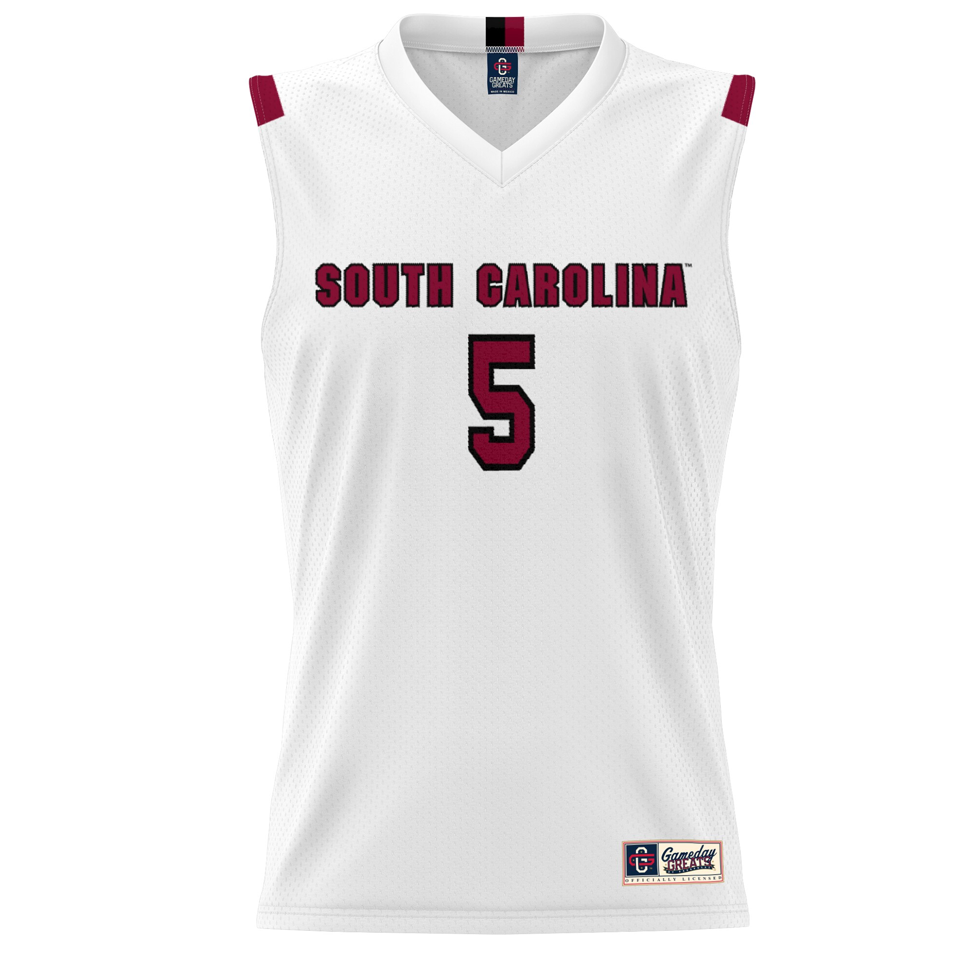 [DDG] Victaria Saxton South Carolina Gamecocks GameDay Greats Unisex Lightweight Basketball Alumni Jersey - White