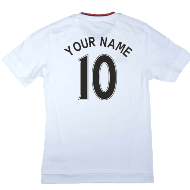 Women's Manchester United 2015-16 Away Shirt (Excellent) (Your Name)