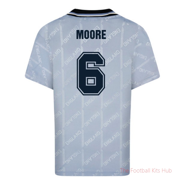 England 1993 Third Retro Shirt (Moore 6)