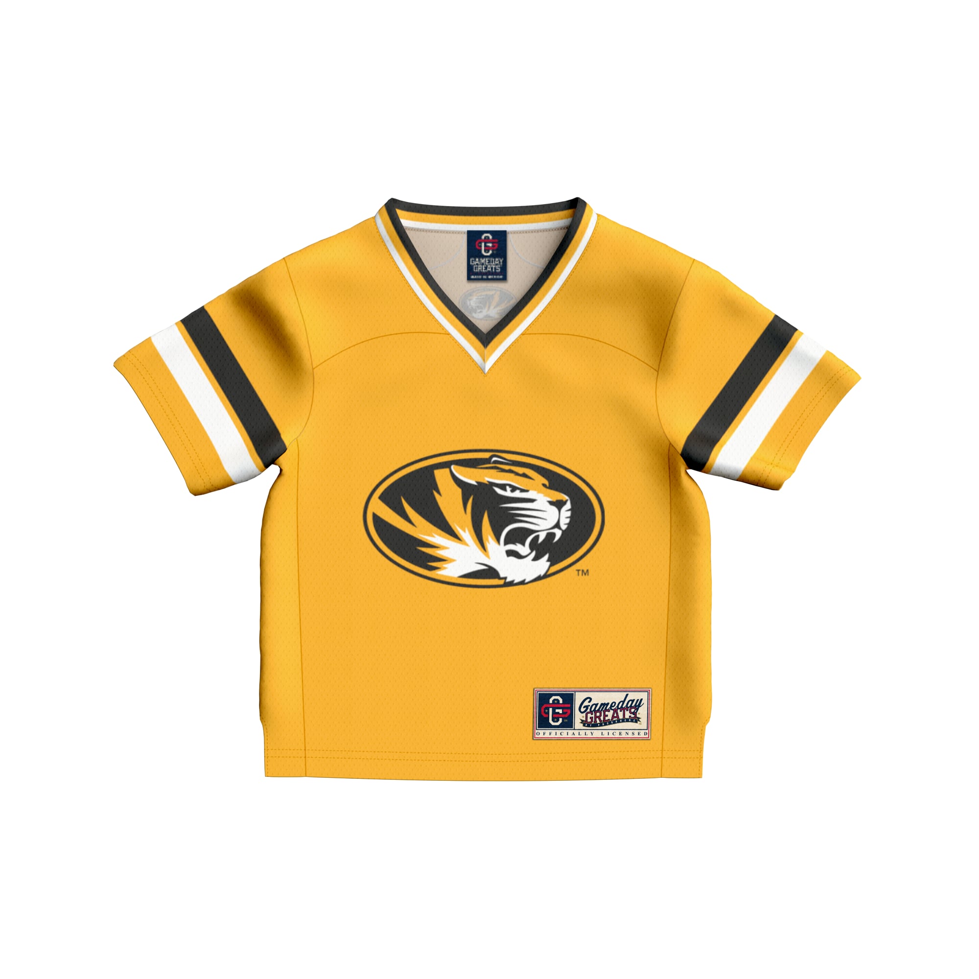 #39 Missouri Tigers GameDay Greats Infant Lightweight Collegiate Football Fashion Jersey - Gold