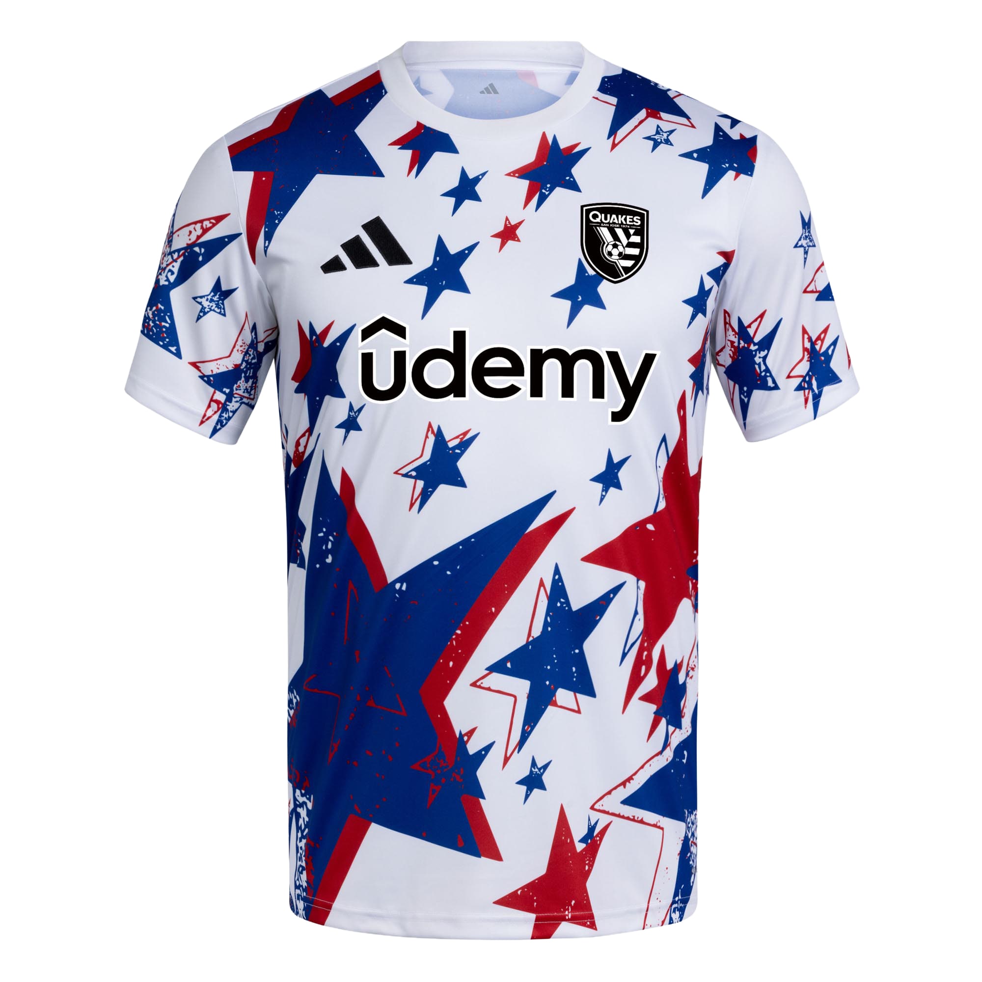 [SJH] San Jose Earthquakes 2026 Americana Pre-Match Jersey - White
