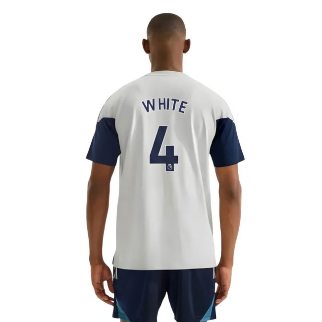 Arsenal Arsenal Training Tee Grey White #4 Premium Quality Match D...