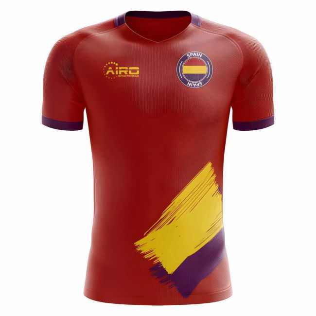 Team 2025-2026 Spanish Republic Home Concept Football Shirt - Baby