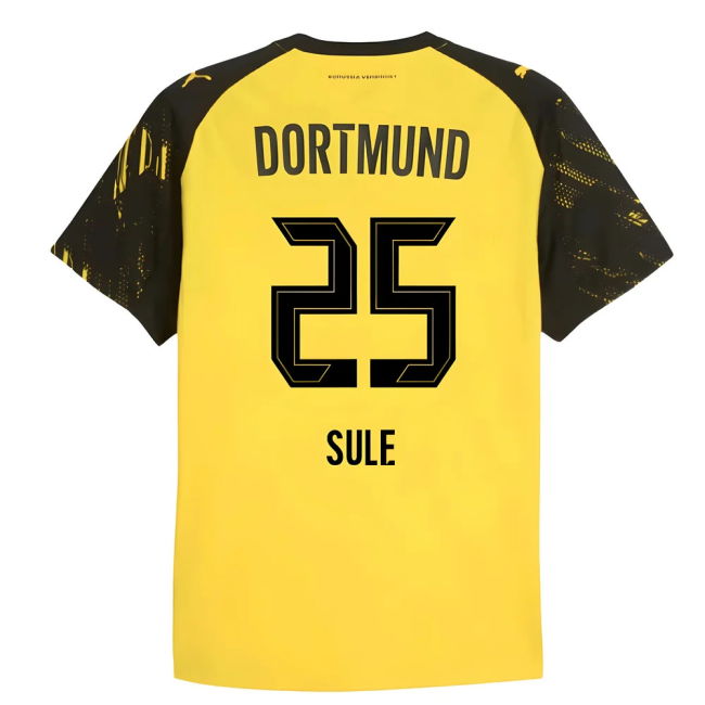 Official 2025-2026 Borussia Dortmund Home With Limited Edition Design
