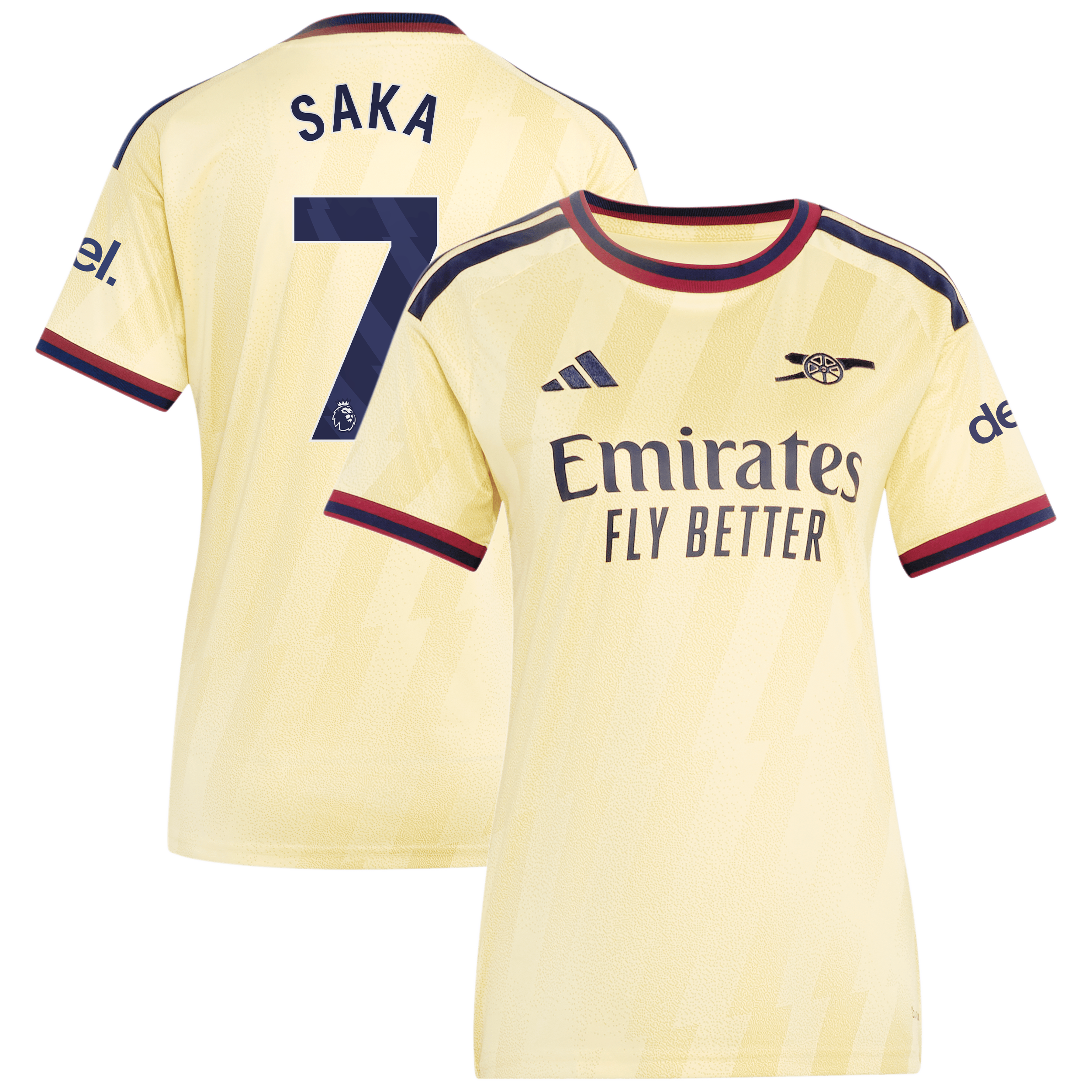 [SJH] Bukayo Saka #7 Arsenal Women's 2026/27 Third Replica Jersey - Yellow