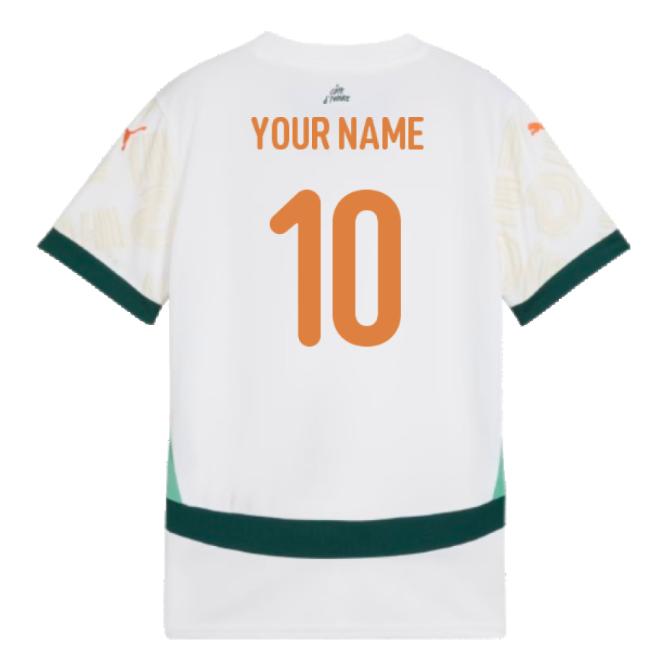 Official Ivory Coast 20242025 Away Shirt Retro Lightweight