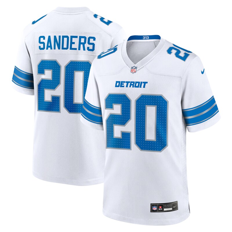 None Barry Sanders Detroit Lions Timeless Game Jersey Game Day Wear