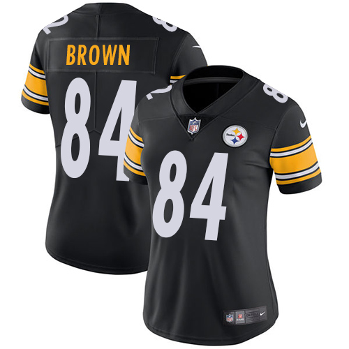 NFL P S Steelers #84 Antonio Brown Limited Brown Jersey - Fan Favorite