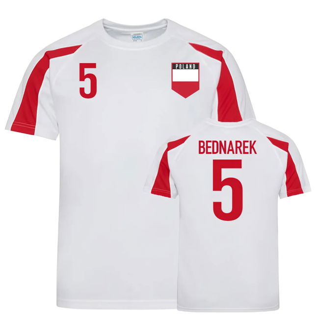 Bednarek 5 Supporter Grade Poland Training Fan Jersey (Adults)