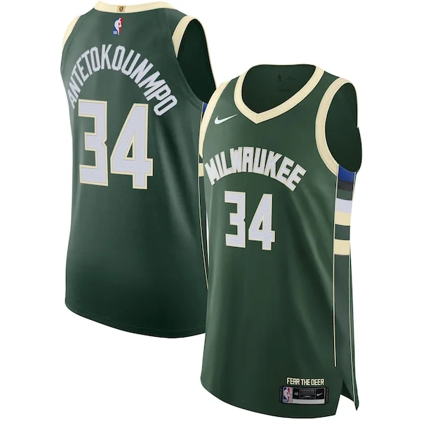 Giannis Antetokounmpo MIL Professional Basketball Jersey - Green
