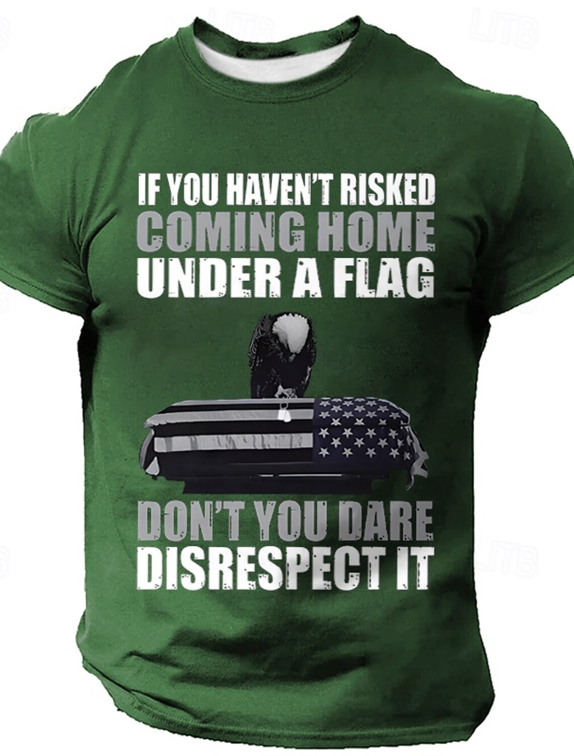 4th of July 2026 250th Memorial Day Men's Patriotic Patriot 3D Print US Flag Veteran Crew Neck Short Sleeve T-Shirt Daily Street