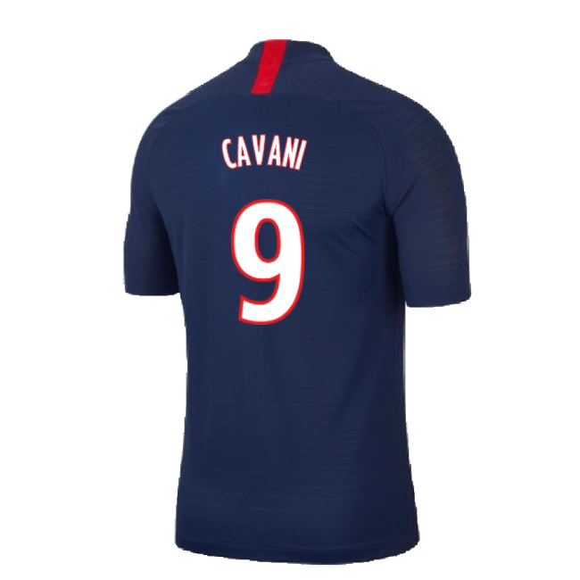 Official Psg 2019-20 Home Nike Vaporknit Shirt ((Mint) S) (Cavani 9)
