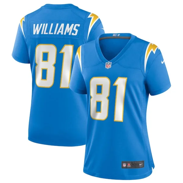 None Mike Williams Game Jersey - Blue | NFL Player Jersey | NFL Footba