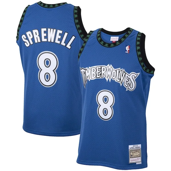 Latrell Sprewell MIN High-Quality Basketball Jersey - Cost-Effective