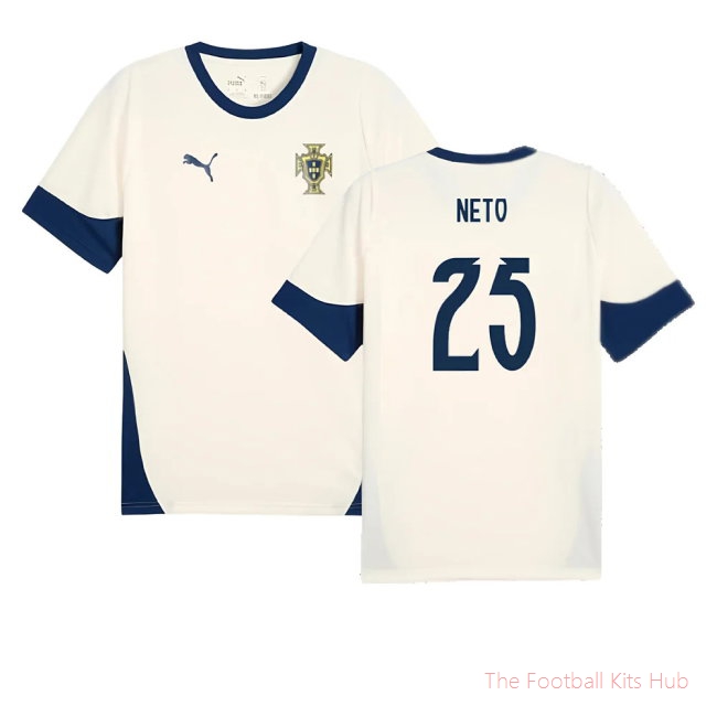 [LK] 2025/26 Portugal Training Jersey (Sugared Almond) (Neto 25)