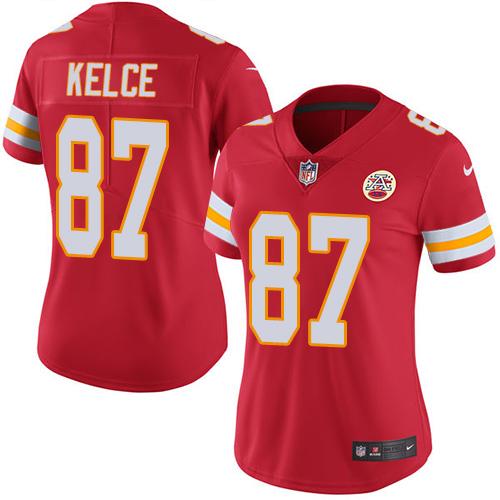 NFL C Chiefs #87 Travis Kelce Red Limited Jersey - Authentic Quality