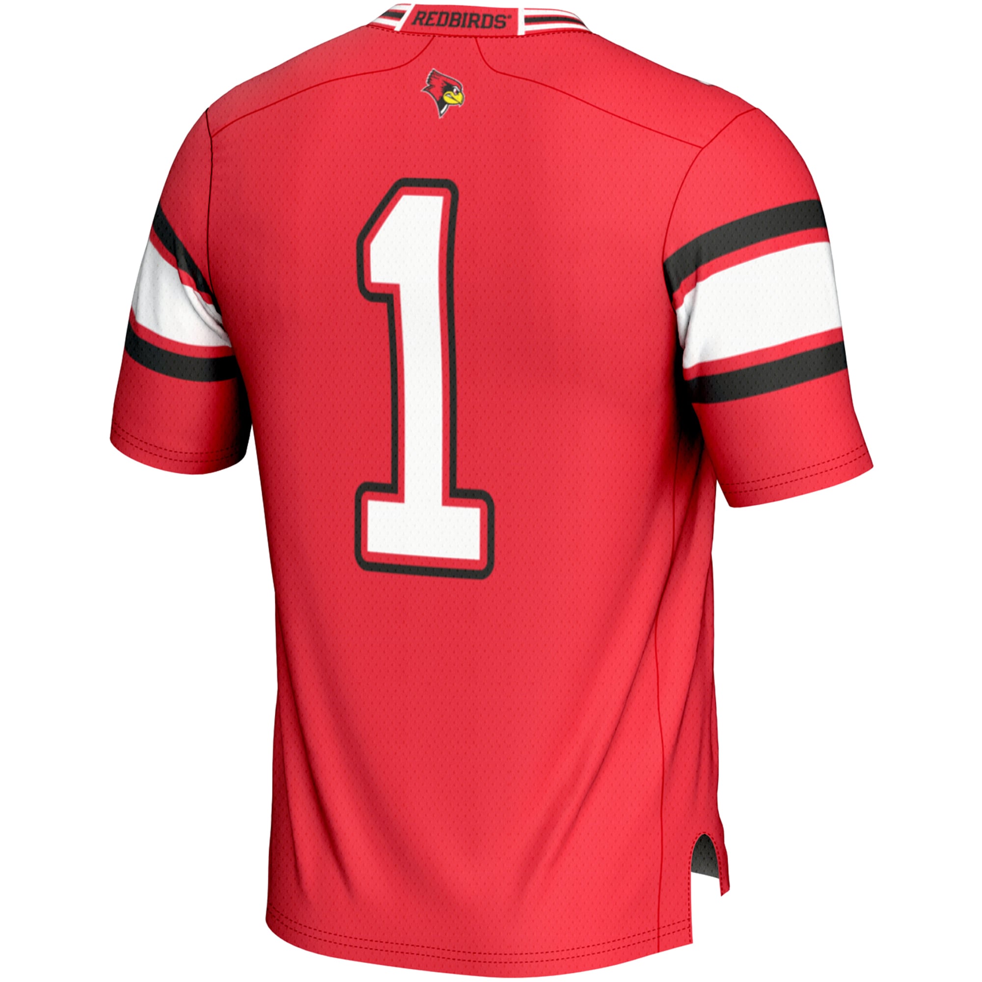 Men's #1 Red Illinois State Redbirds Endzone Football Jersey