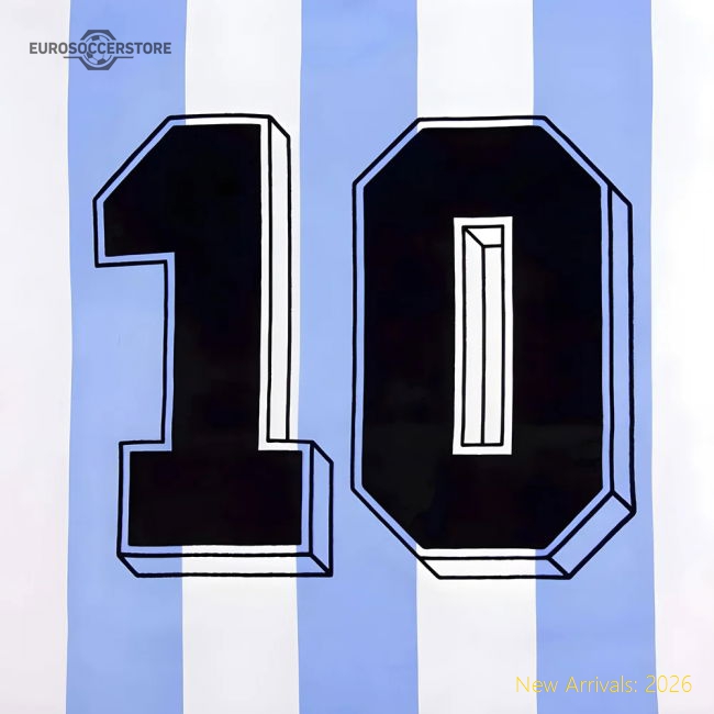 Argentina Number 20242025 Regular Premium Jersey Retro