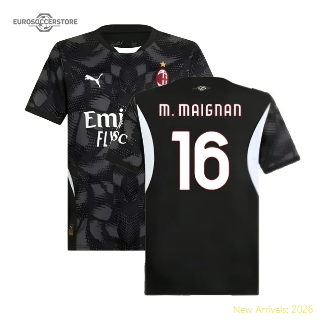 Ac Milan Home Goalkeeper Kit 2024-2025 Game Wear Jersey