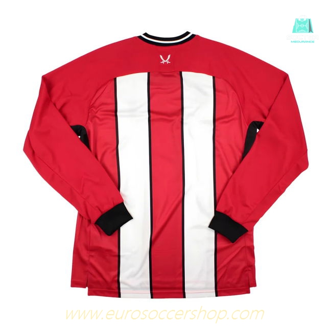 2023-2024 Sheffield United Home Long Sleeve Shirt
