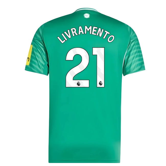 Newcastle Away Football Jersey 2025-20 Season Livramento 21 Men L S M