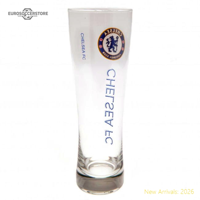 Premium Chelsea Fc Tall Beer Glass - Premium Quality Football Apparel