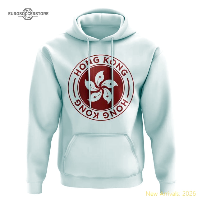 Premium Hong Kong Football Badge Hoodie (white) - Supporter Edition