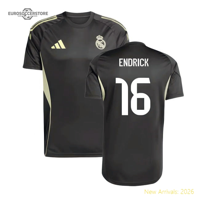 Popular 2025-2026 Real Madrid Training Jersey (Utility Grey) (Endrick