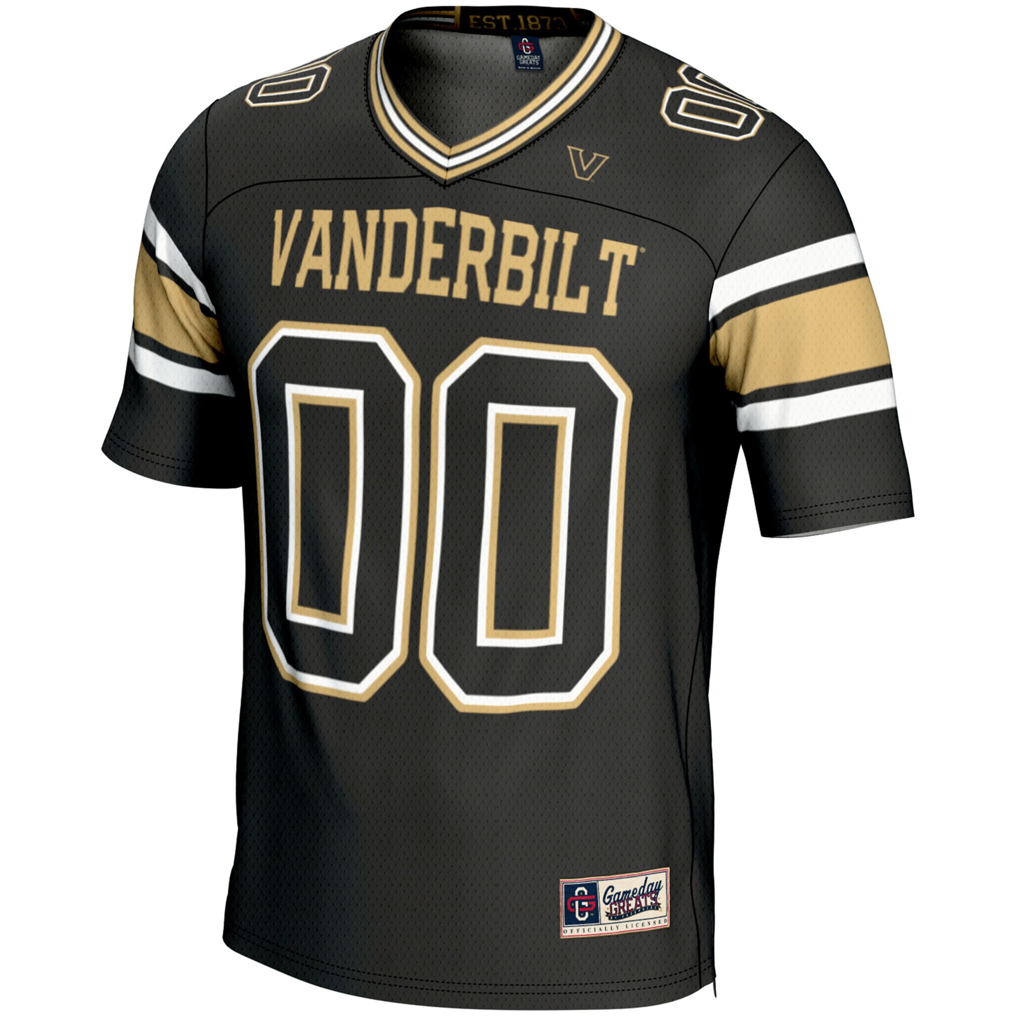 [NJP] Vanderbilt Commodores GameDay Greats Youth NIL Pick-A-Player Football Jersey - Black