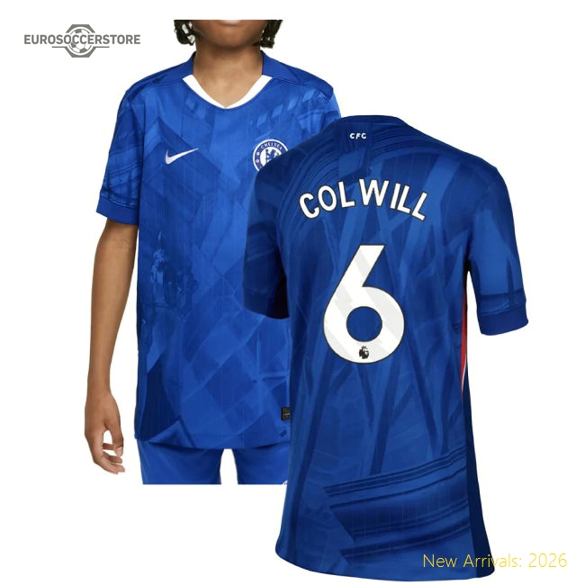 2025-2026 Chelsea Home Shirt (Kids) (Colwill 6)