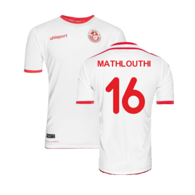 Elite Tunisia 2018 Home Shirt ((Excellent) M) (Mathlouthi 16)