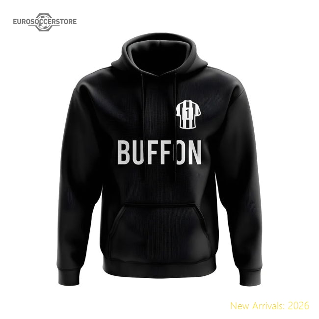 Gigi Buffon Bianconeri Number Hoody (black) - Unbeatable Value