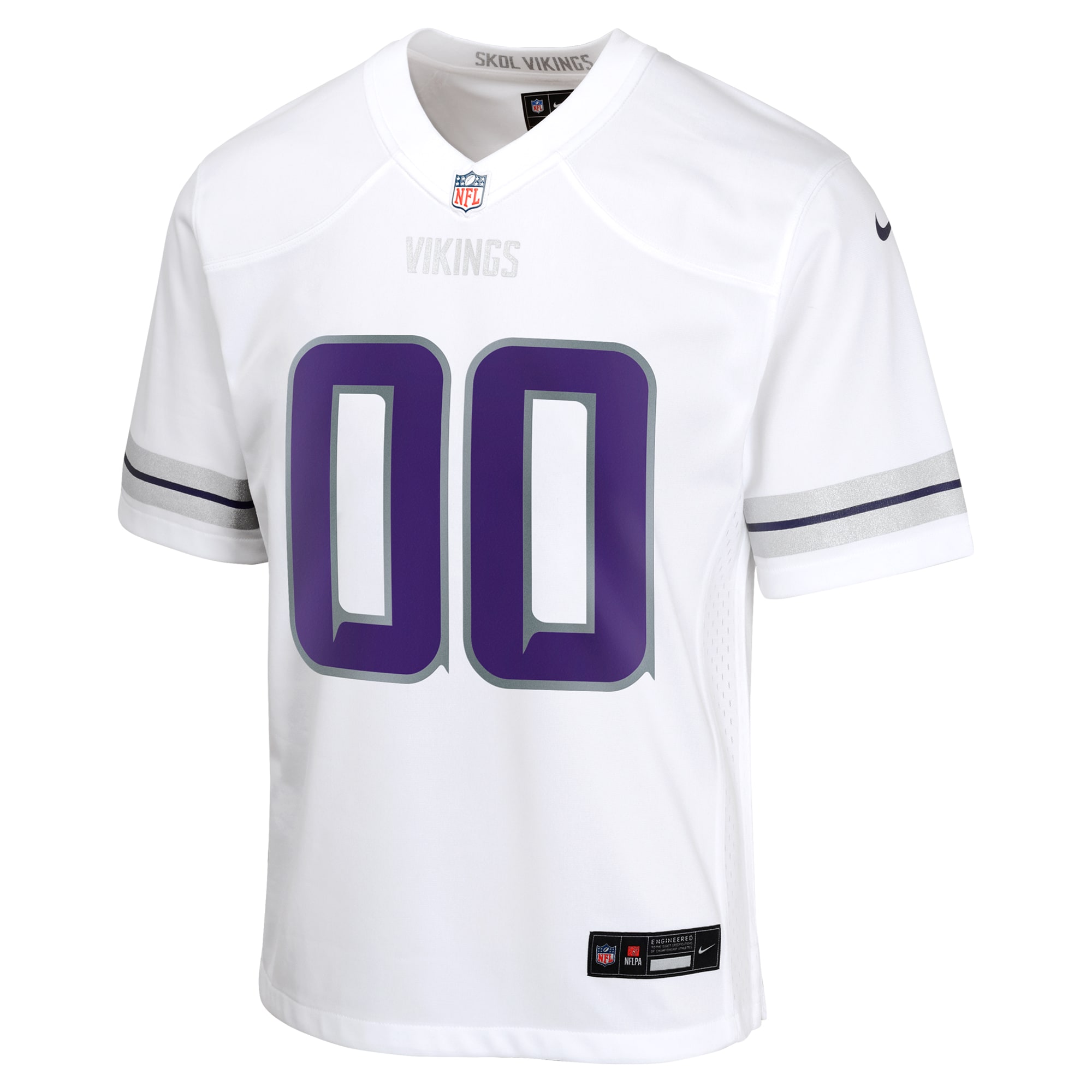 [ESK] Minnesota Vikings Youth Alternate Custom Game Jersey - White