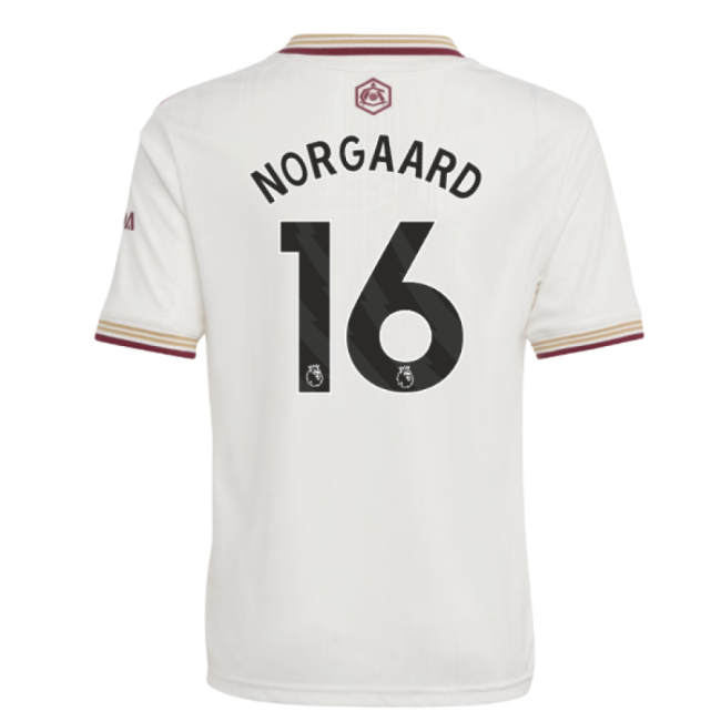 Official Licensed Arsenal Arsenal Third Shirt Kids Norgaard #16 Up...