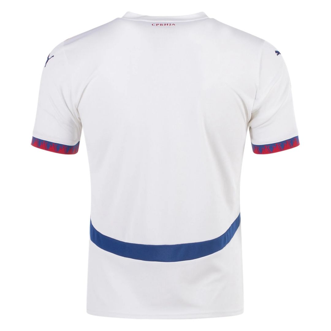 Euro 2024 Serbia Away Soccer Jersey Football Shirt - Official Replica