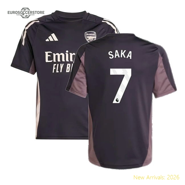 Durable Arsenal Kids Saka Jersey 2024-2025 Breathable Flexible