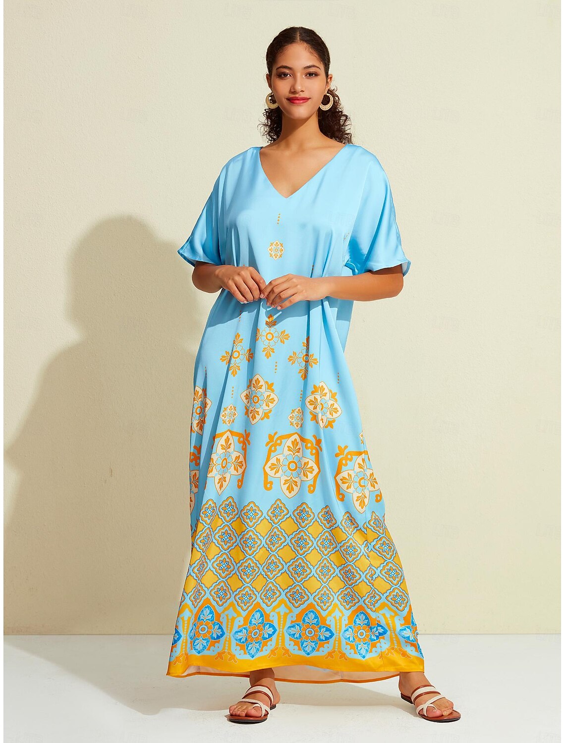 Satin Boho Double Slit Crew Neck Sleeveless Tank Top