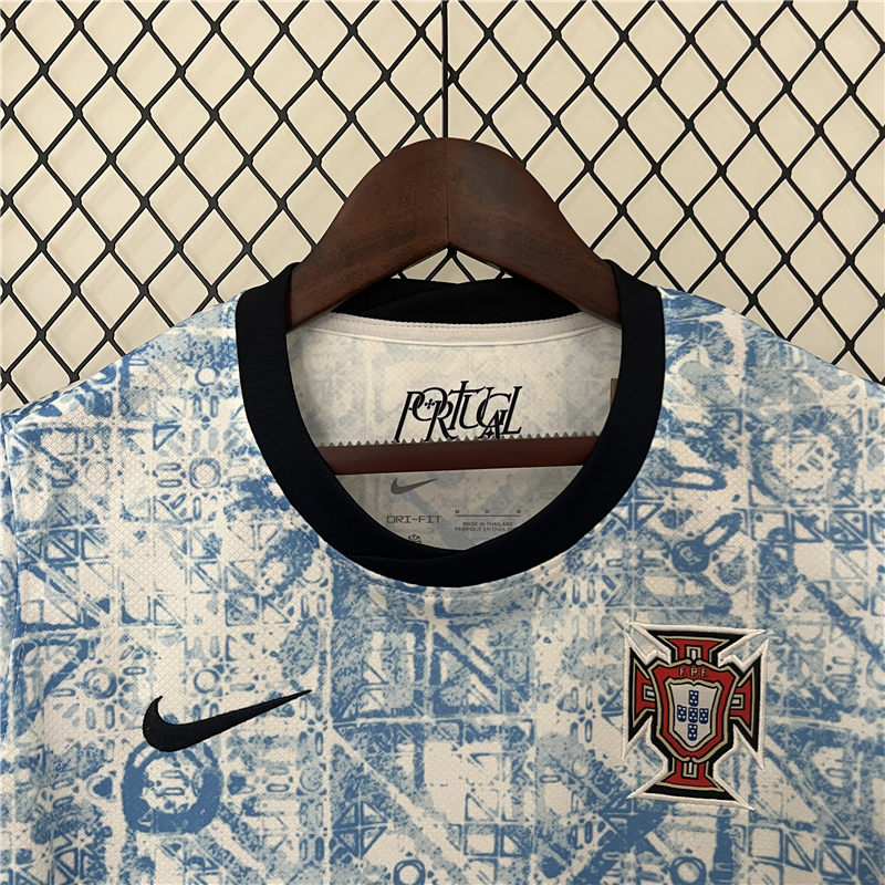 Women's UEFA Euro 2024 Portugal Away Soccer Jersey Football Shirt -