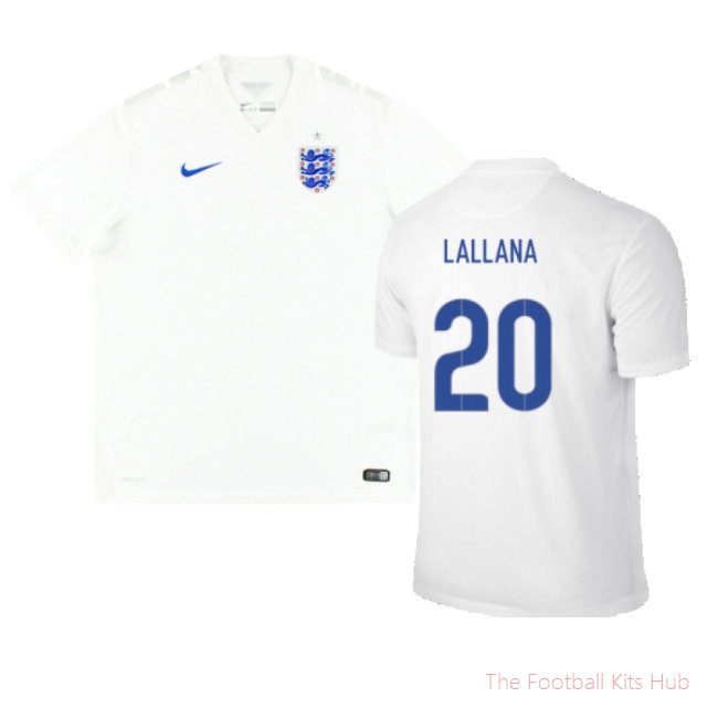 England 2014-16 Home (Very Good) (LALLANA 20)